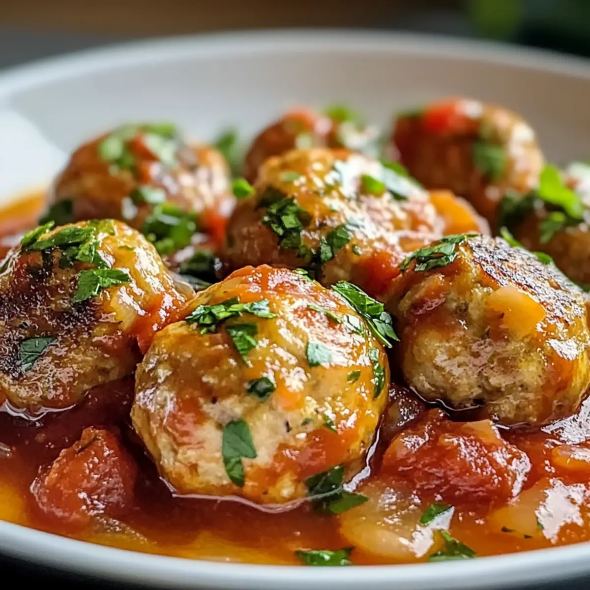 Mediterrane Hackbällchen in Tomatensoße für jeden Tag